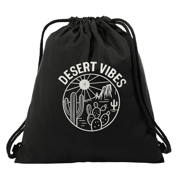 Desert Vibes Drawstring Bag