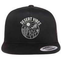 Desert Vibes Flat Bill Trucker Hat