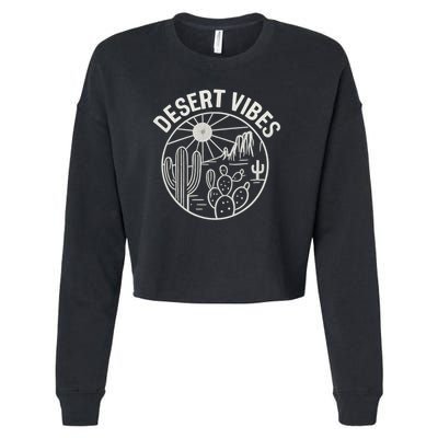 Desert Vibes Cropped Pullover Crew