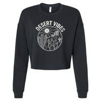 Desert Vibes Cropped Pullover Crew