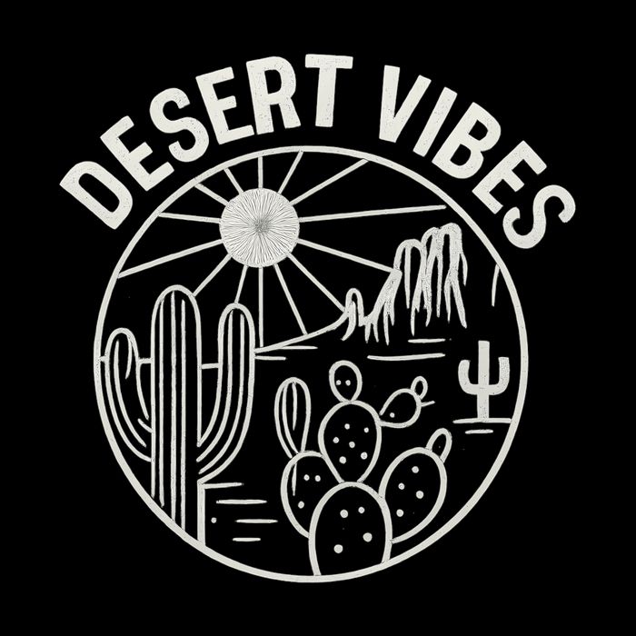 Desert Vibes Cropped Pullover Crew