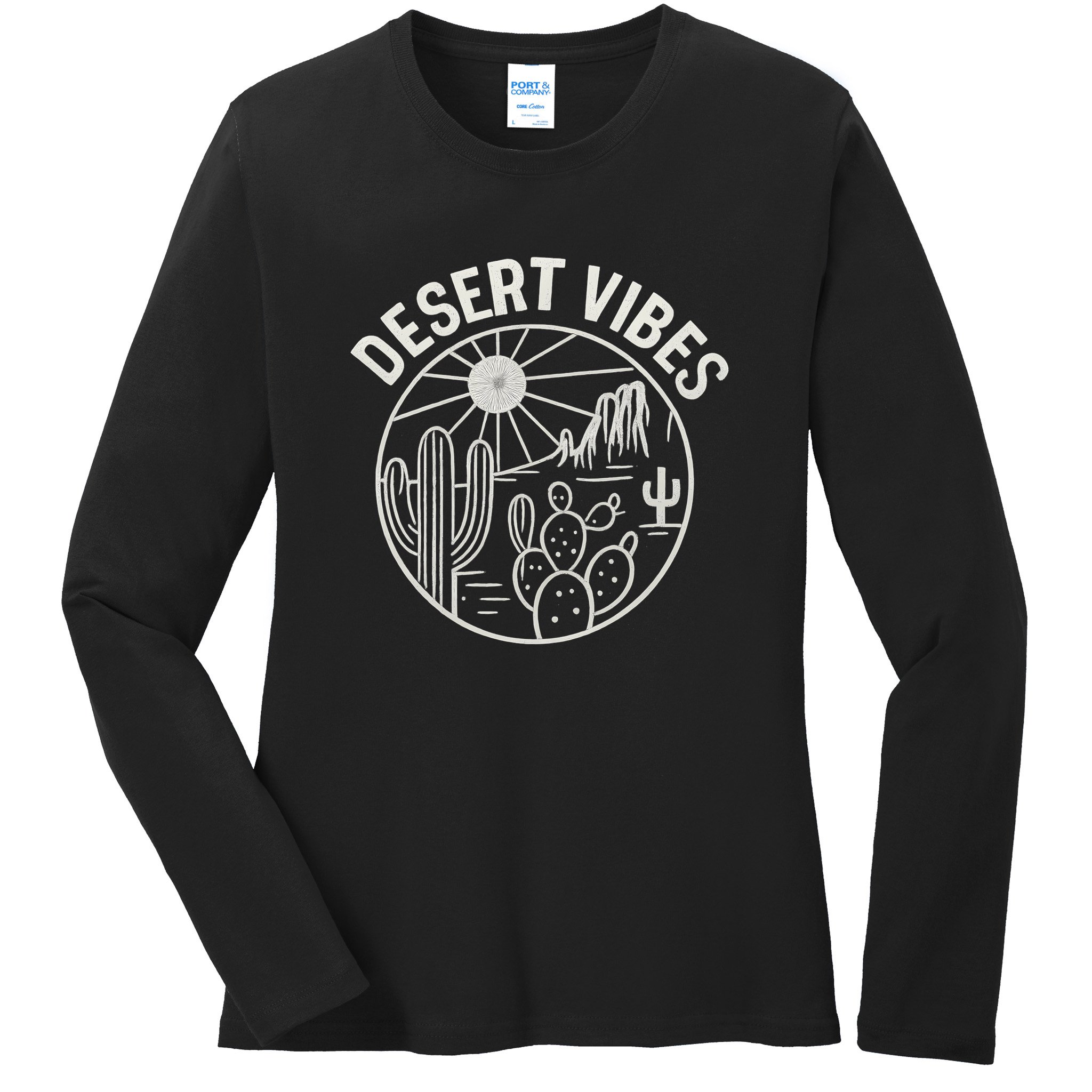 Desert Vibes Ladies Long Sleeve Shirt
