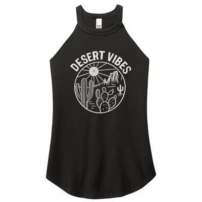Desert Vibes Women's Perfect Tri Rocker Tank