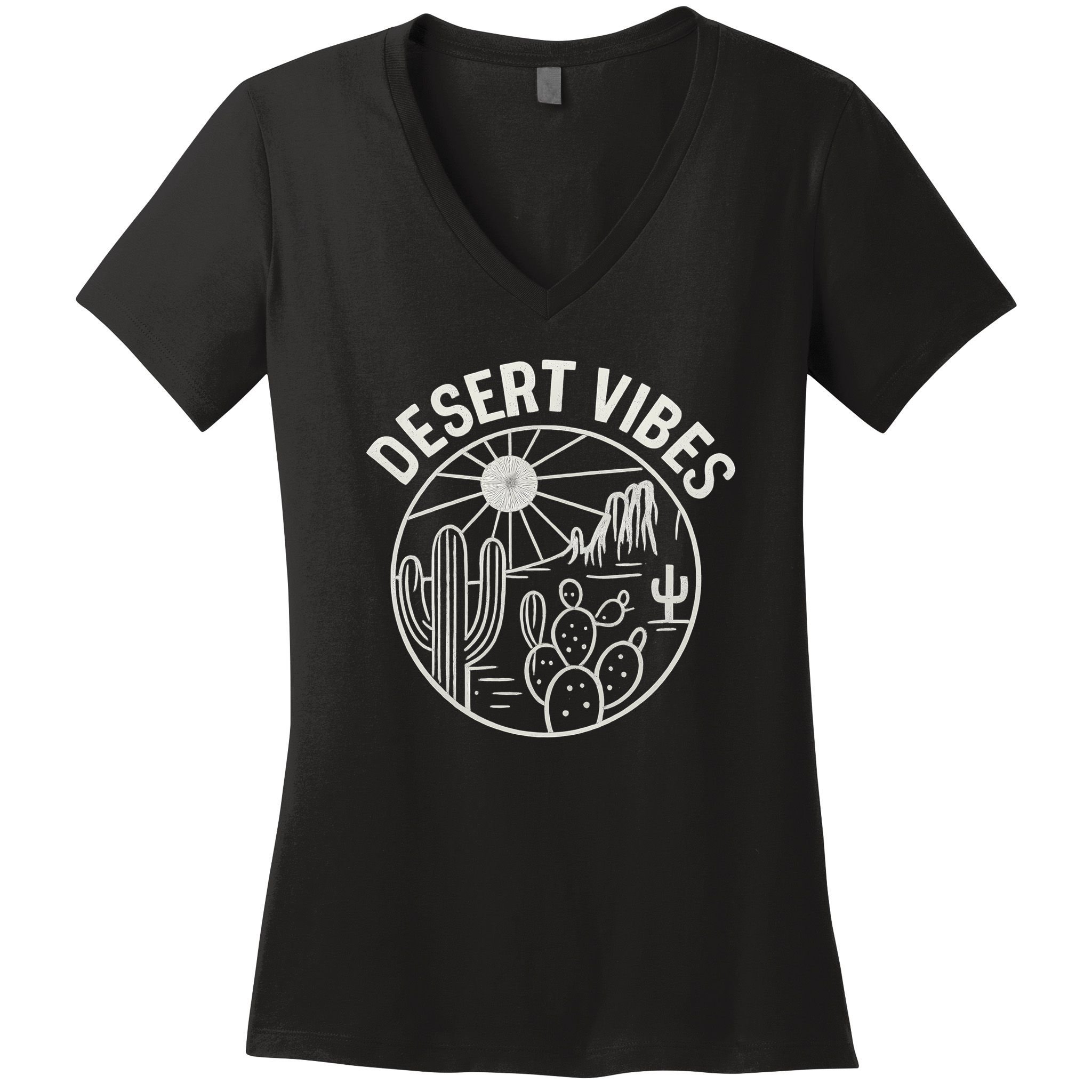 Desert Vibes Women's V-Neck T-Shirt