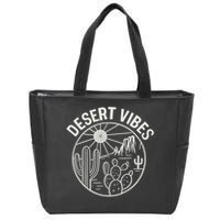 Desert Vibes Zip Tote Bag