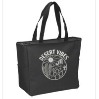 Desert Vibes Zip Tote Bag