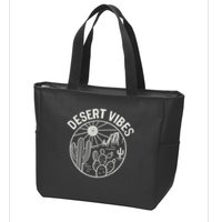 Desert Vibes Zip Tote Bag