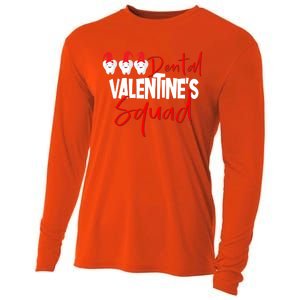 Dental Valentine's Day Squad Funny Dentist Funny Gift Cooling Performance Long Sleeve Crew