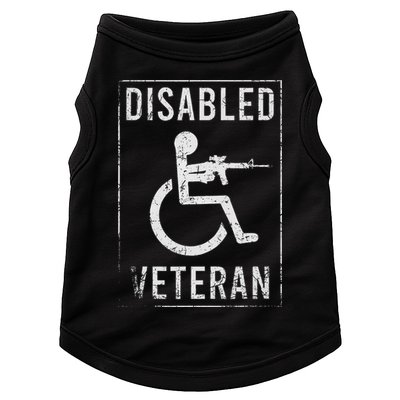 Disabled Veteran Dad Grandpa Veteran Disabled But Deadly Doggie Tank