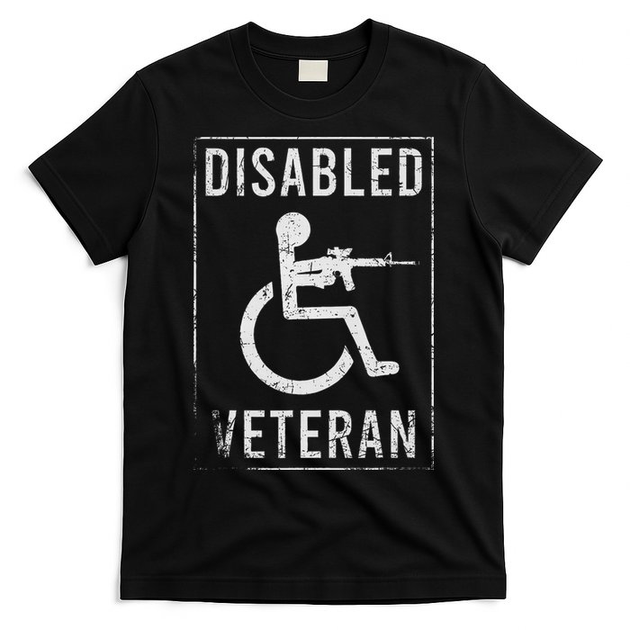 Disabled Veteran Dad Grandpa Veteran Disabled But Deadly T-Shirt