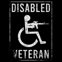 Disabled Veteran Dad Grandpa Veteran Disabled But Deadly T-Shirt
