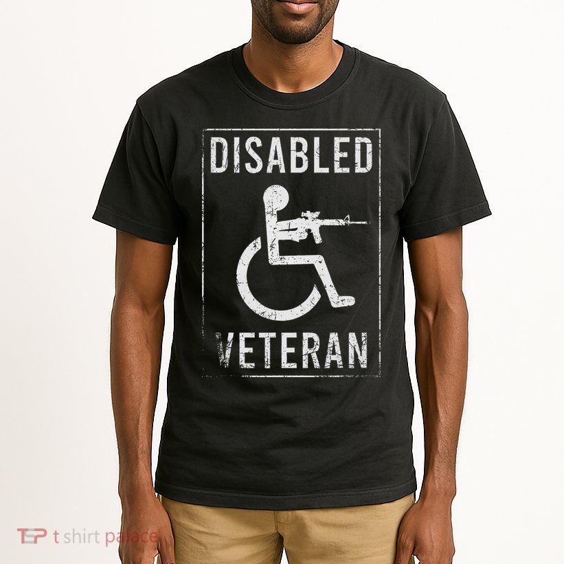 Disabled Veteran Dad Grandpa Veteran Disabled But Deadly Tall T-Shirt