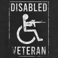 Disabled Veteran Dad Grandpa Veteran Disabled But Deadly Adult Drive Performance Visor