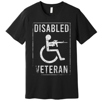 Disabled Veteran Dad Grandpa Veteran Disabled But Deadly Premium T-Shirt