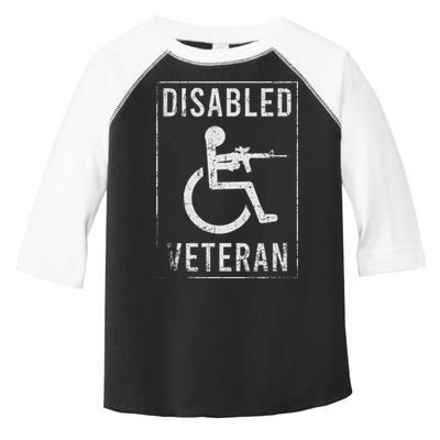 Disabled Veteran Dad Grandpa Veteran Disabled But Deadly Toddler Fine Jersey T-Shirt