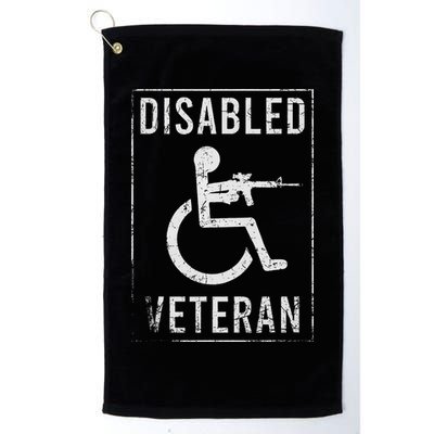 Disabled Veteran Dad Grandpa Veteran Disabled But Deadly Golf Towel