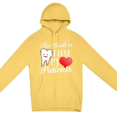 Dentist Valentines Day Teeth Dental Tooth Doctor Husband Gift Premium Pullover Hoodie