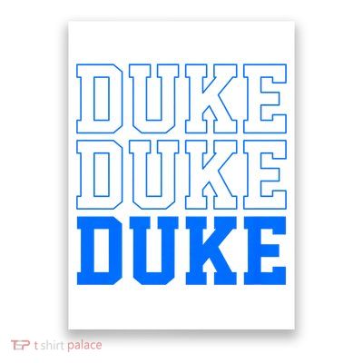 Duke Vintage Poster
