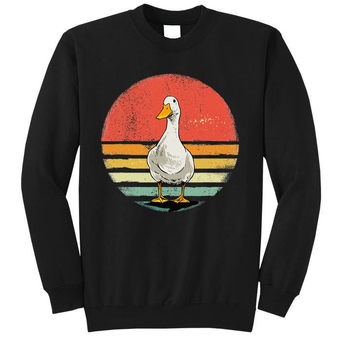 Duck Vintage Duck Farm Animal Tall Sweatshirt