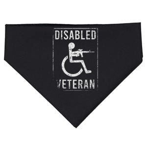 Disabled Veteran Dad Grandpa USA-Made Doggie Bandana