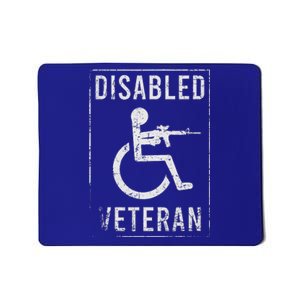 Disabled Veteran Dad Grandpa Mousepad