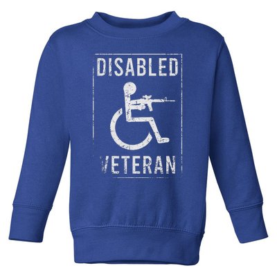 Disabled Veteran Dad Grandpa Toddler Sweatshirt