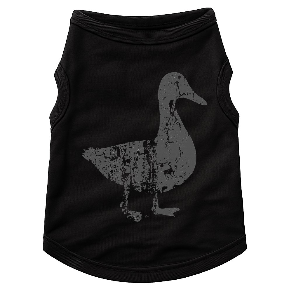 Duck Vintage Design  Distressed Duck Print  Doggie Tank