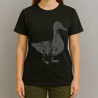 Duck Vintage Design  Distressed Duck Print  T-Shirt