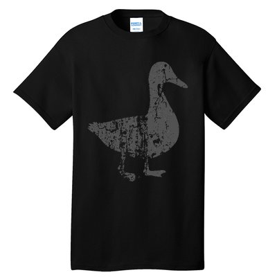 Duck Vintage Design  Distressed Duck Print  Tall T-Shirt