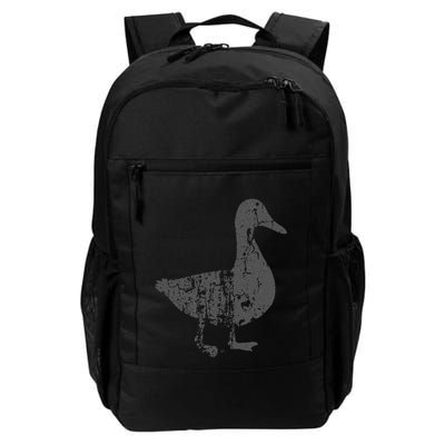 Duck Vintage Design  Distressed Duck Print  Backpack