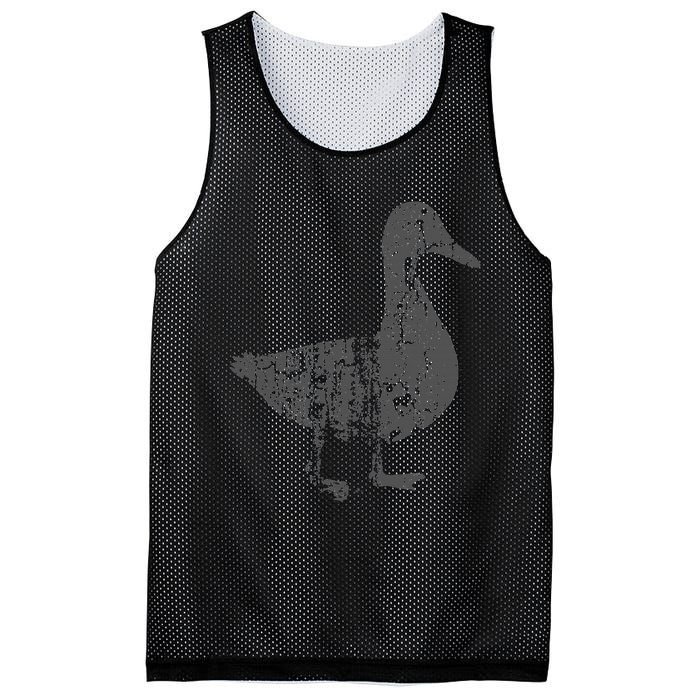 Duck Vintage Design  Distressed Duck Print  Mesh Reversible Basketball Jersey Tank