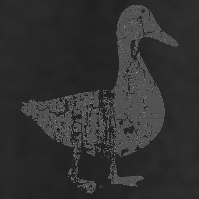 Duck Vintage Design  Distressed Duck Print  Golf Towel