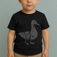 Duck Vintage Design  Distressed Duck Print  Toddler T-Shirt