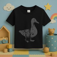 Duck Vintage Design  Distressed Duck Print  Toddler T-Shirt