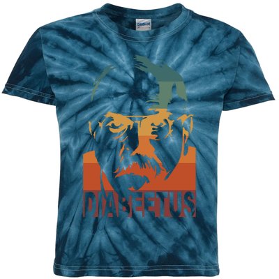 Diabeetus Vintage Kids Tie-Dye T-Shirt