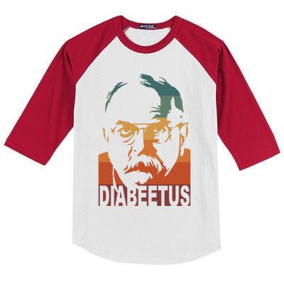 Diabeetus Vintage Kids Colorblock Raglan Jersey