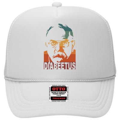 Diabeetus Vintage High Crown Mesh Back Trucker Hat