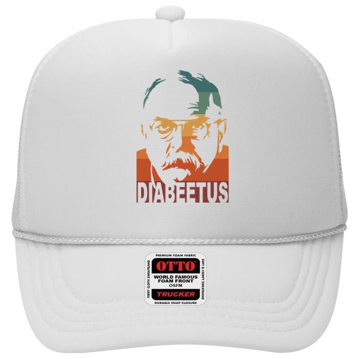 Diabeetus Vintage High Crown Mesh Back Trucker Hat