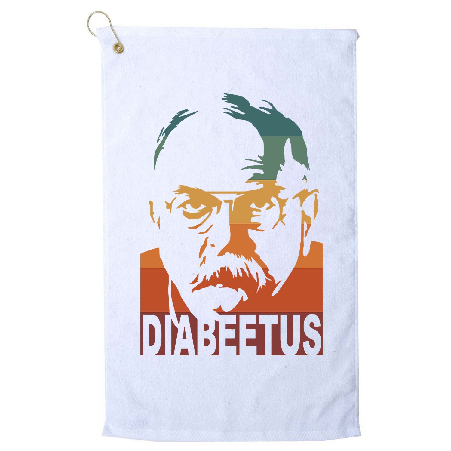 Diabeetus Vintage Golf Towel