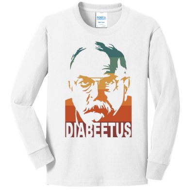 Diabeetus Vintage Kids Long Sleeve Shirt