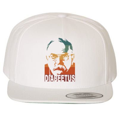 Diabeetus Vintage Wool Snapback Cap