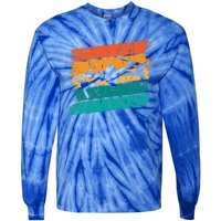 Drone Vintage Design For Drone Pilot Gift Tie-Dye Long Sleeve Shirt