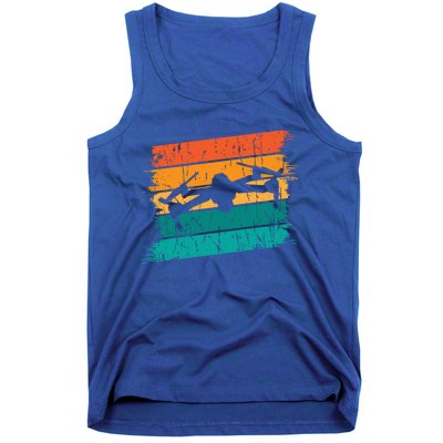 Drone Vintage Design For Drone Pilot Gift Tank Top