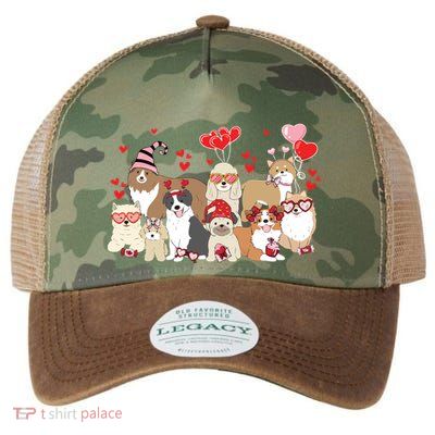 Dog Valentine Day Legacy Tie Dye Trucker Hat