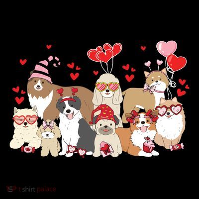 Dog Valentine Day T-Shirt