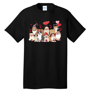 Dog Valentine Day Tall T-Shirt