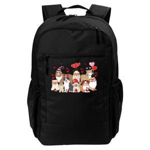 Dog Valentine Day Daily Commute Backpack