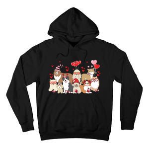 Dog Valentine Day Tall Hoodie