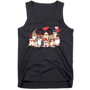 Dog Valentine Day Tank Top