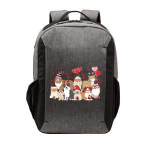 Dog Valentine Day Vector Backpack